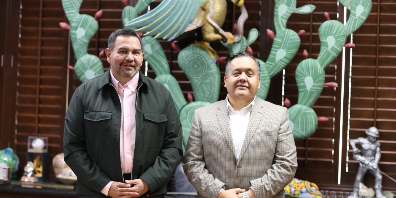 Se reúnen el alcalde y representante del Gobierno estatal para tratar temas en beneficio de los juarenses