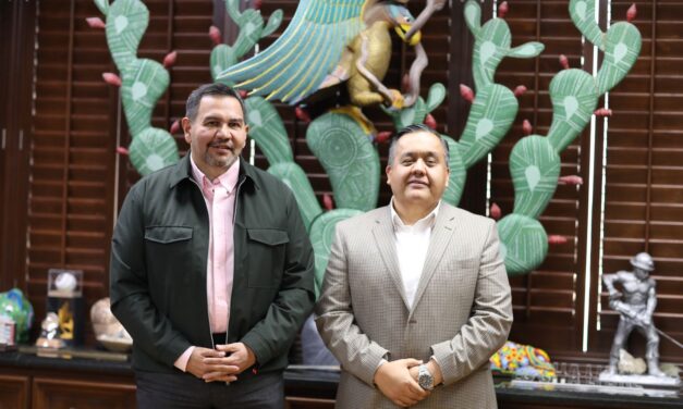 Se reúnen el alcalde y representante del Gobierno estatal para tratar temas en beneficio de los juarenses