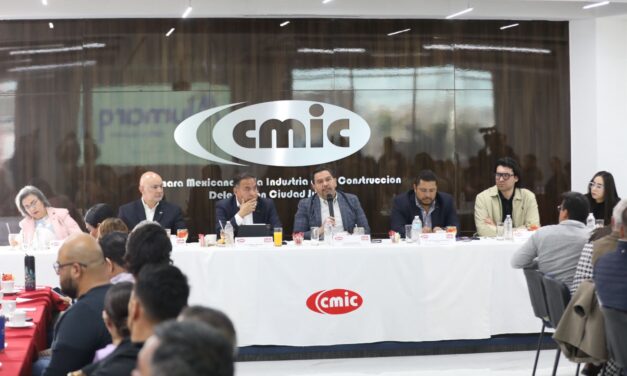 Reconoce la Cámara Mexicana de la Industria de la Construcción el trabajo del alcalde