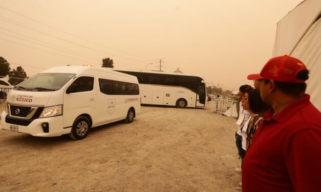 Recibe el Presidente Pérez Cuéllar a migrantes