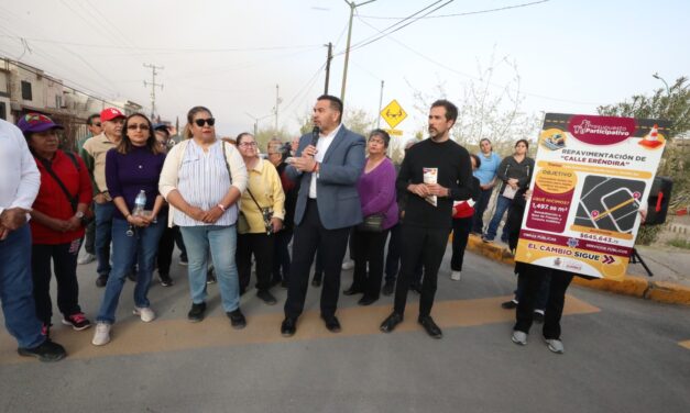 Entrega Alcalde nuevas calles para la ciudadanía