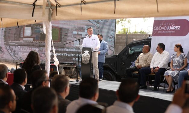 Inicia la construcción del Parque de Policías Club Guardianes Juárez