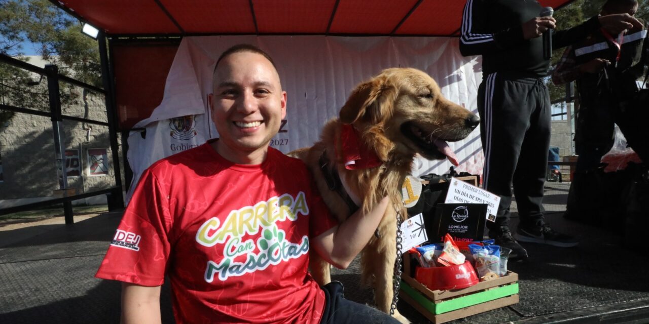 Participan cerca de 350 perritos en Segunda Carrera con Mascotas