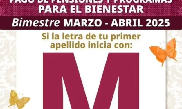 Por día festivo, retomarán pago de Pensión del Bienestar el martes 18 de marzo 