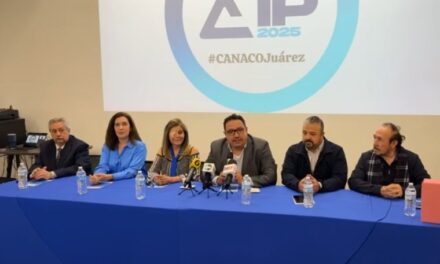Iván Pérez presenta propuestas de la Planilla Azul para la presidencia de Canaco Juárez