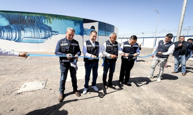 Entregan tanque de almacenamiento en Portal del Roble