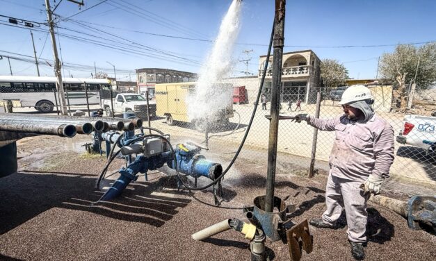 Realizan limpieza y reparación del pozo para mejorar el suministro de agua