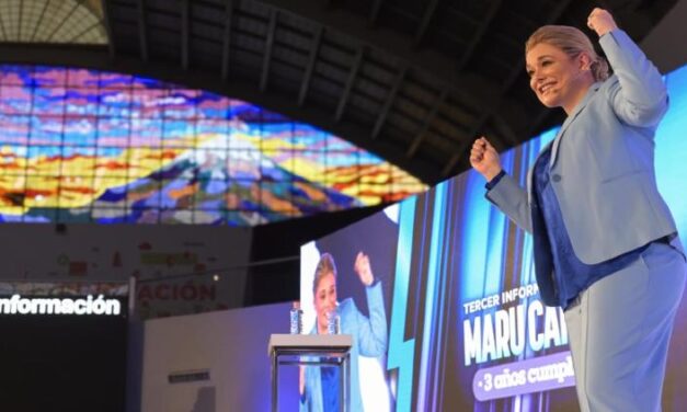 “No hay game over en Juárez, el juego apenas empieza”. Maru Campos