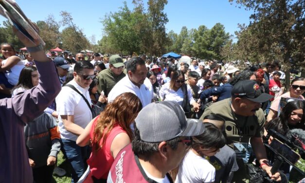 Más de 50 mil juarenses en celebraciones de Pascua en diferentes parques de la ciudad