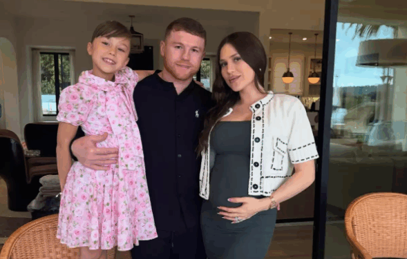 Canelo Álvarez y Fernanda Gómez esperan su segunda hija