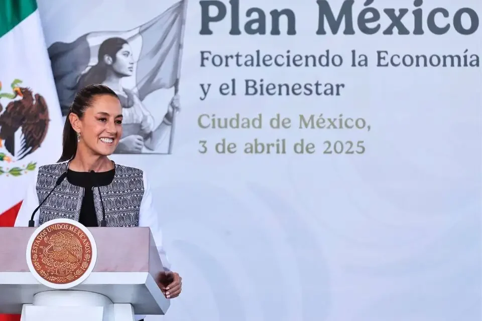 Sheinbaum refuerza Plan México luego de anuncio de Trump sobre aranceles