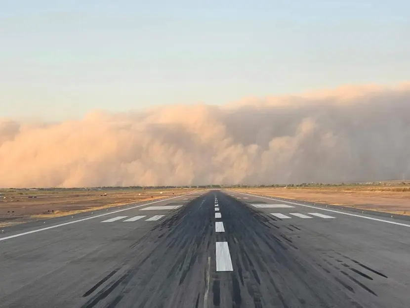 Impresionante tormenta de arena azotó Chihuahua