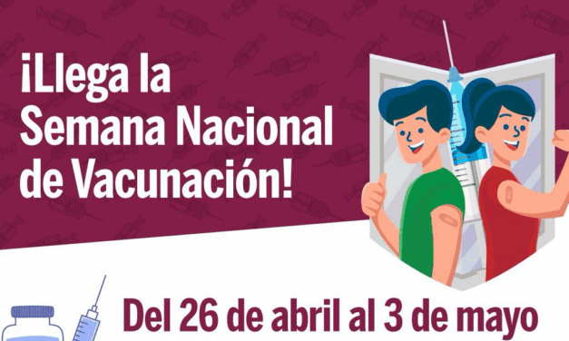 Gobierno Municipal se suma a la Semana Nacional de Vacunación