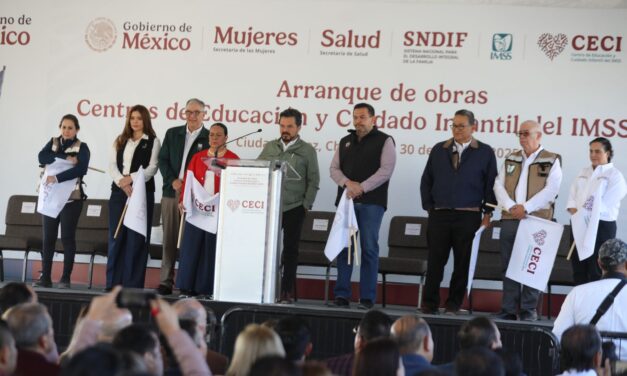 Inician en Juárez obras de Centros de Educación y Cuidado Infantil