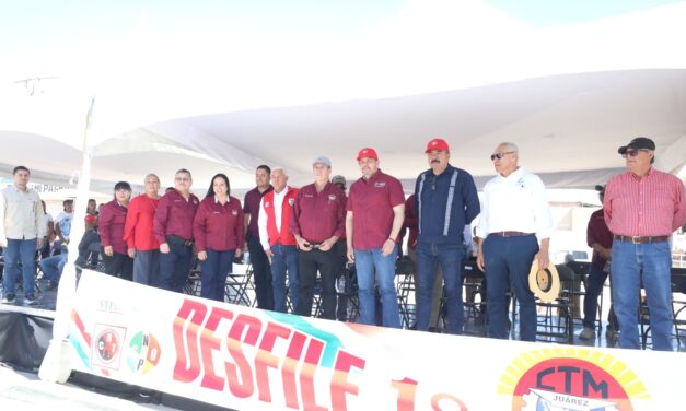 Se llevó a cabo el desfile del Día del Trabajo organizado por la CTM