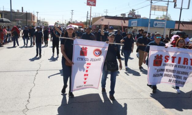 Se llevó a cabo el desfile del Día del Trabajo organizado por la CTM