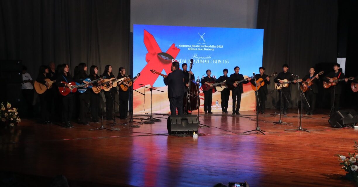 Gran participación en el concurso estatal de rondallas Música en el desierto 2025