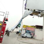 Atienden 10 incidentes por fuertes vientos en Ciudad Juárez