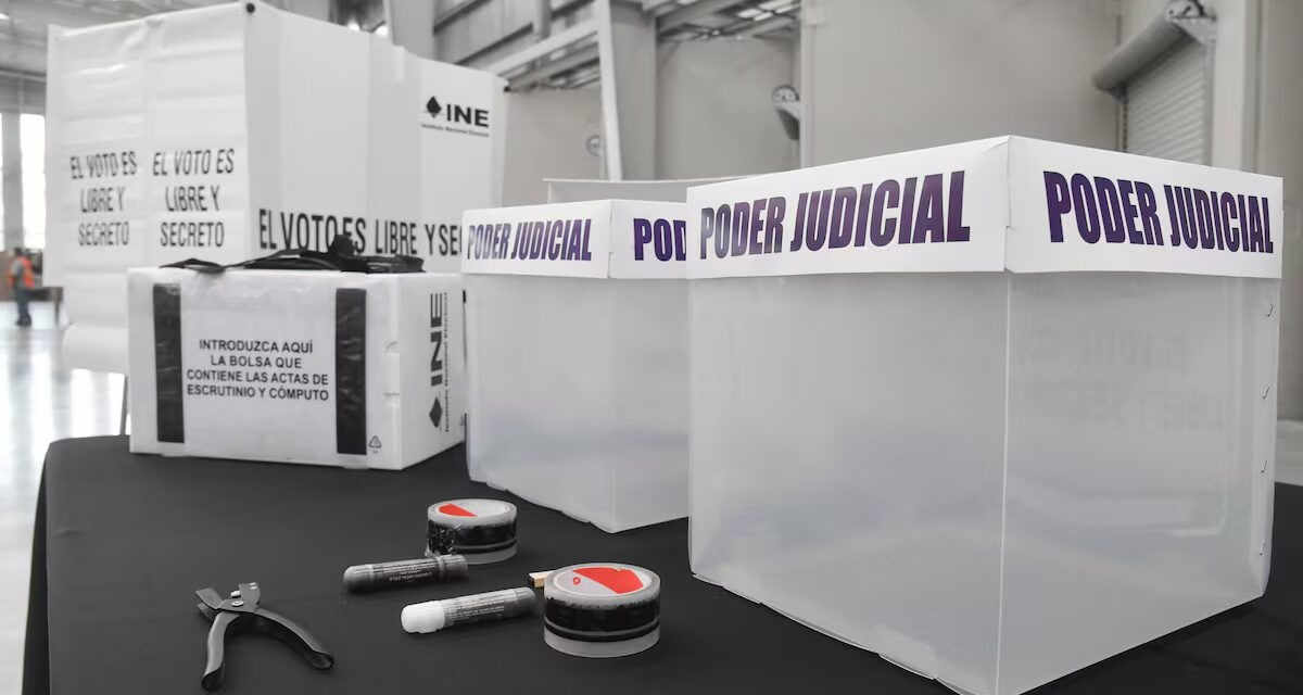 Inicia cuenta regresiva para la elección judicial en México entre controversias y denuncias