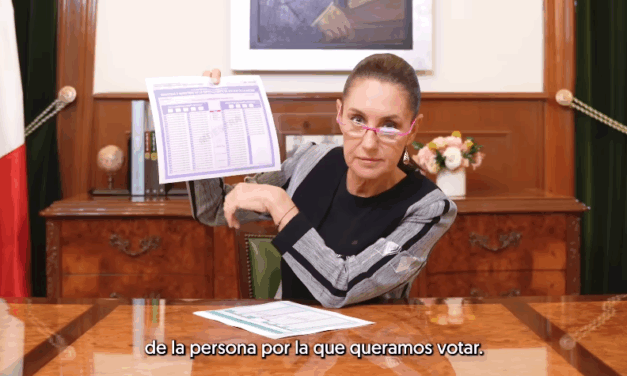 Sheinbaum llama a votar el 1 de junio por un Poder Judicial sin corrupción