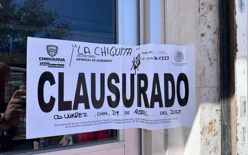Gobernación Estatal clausura 23 establecimientos durante la última semana
