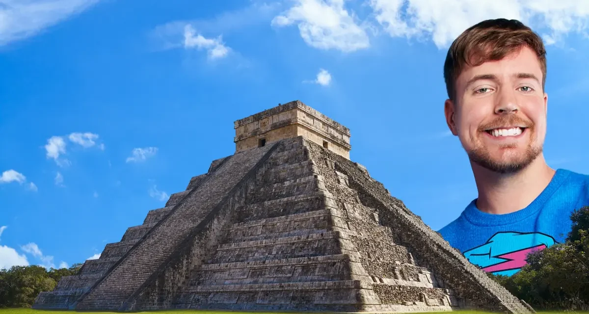 INAH demanda a Mr.Beast por uso comercial de zonas arqueológicas en video grabado en la selva Maya