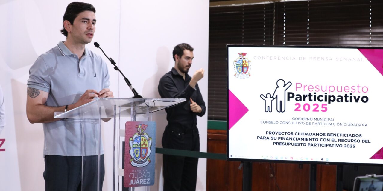 Anuncian escuelas ganadoras del Presupuesto Participativo 2025 en Ciudad Juárez