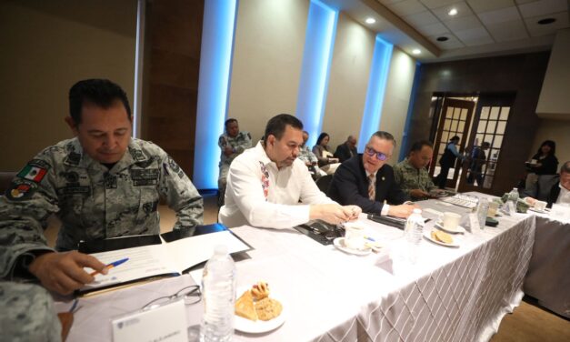 Autoridades federales, estatales y municipales encabezan reunión de seguridad en Ciudad Juárez
