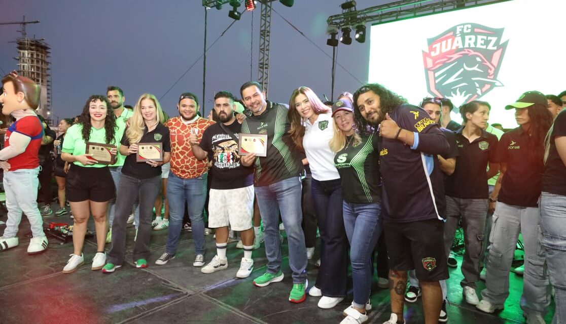 Celebran 10 años del FC Bravos con fiesta y reconocimiento a la afición juarense