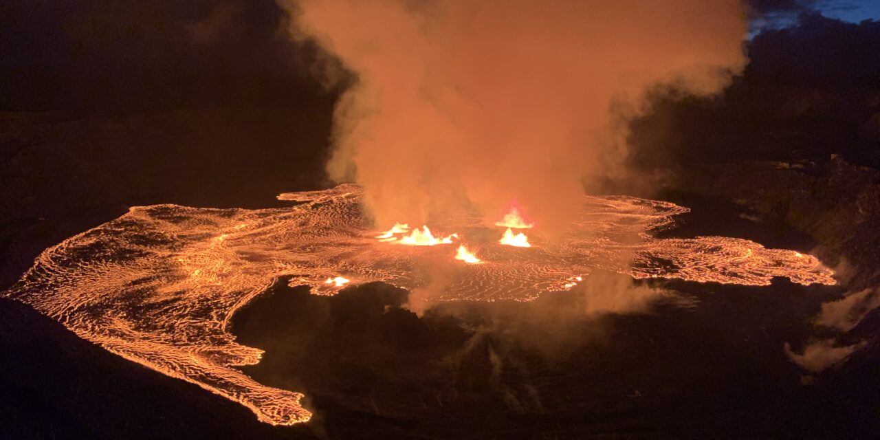 Kilauea vuelve a rugir: espectaculares fuentes de lava superan los 100 metros