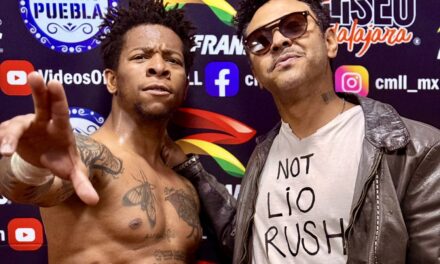 ¡Se armó el crossover! Kalimba responde a los fans del CMLL con camiseta de “No Lio Rush”
