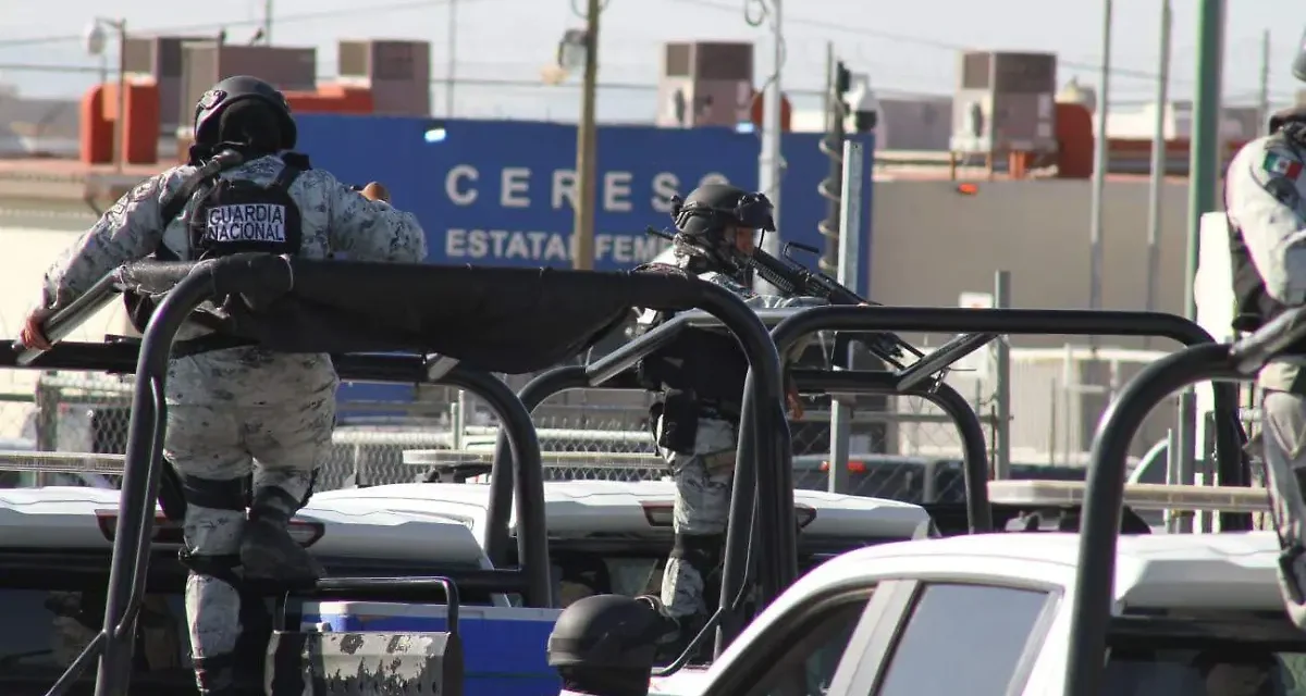 Fuerte operativo en el Cereso No. 3 de Ciudad Juárez; revisan celdas tras recientes hechos de violencia