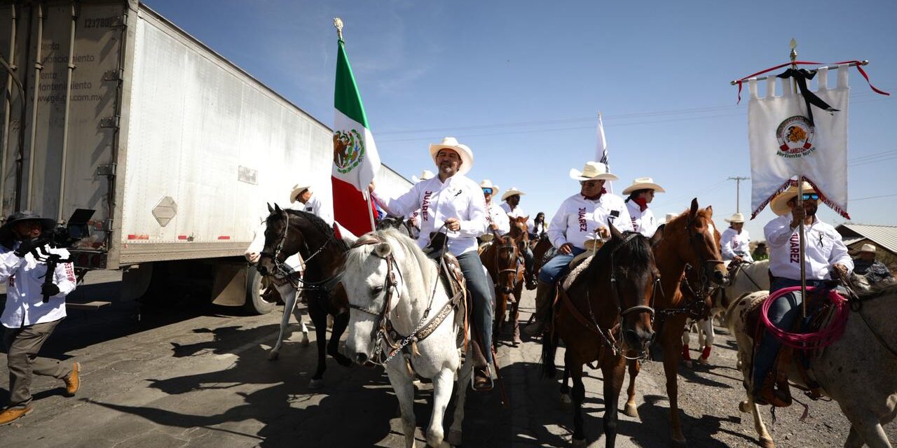 Así inició la XXX Cabalgata Villista encabezada por el alcalde de Cd. Juárez