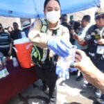 “¿Calor extremo? Protección Civil repartió miles de bebidas gratis en pleno Centro de Juárez”