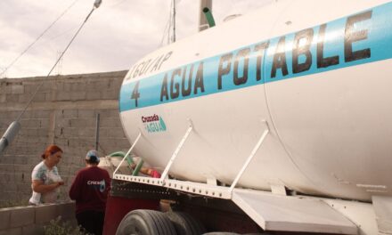¡Ahí va el agua! Colonias del sur reciben pipas gracias a la ‘Cruzada por el agua