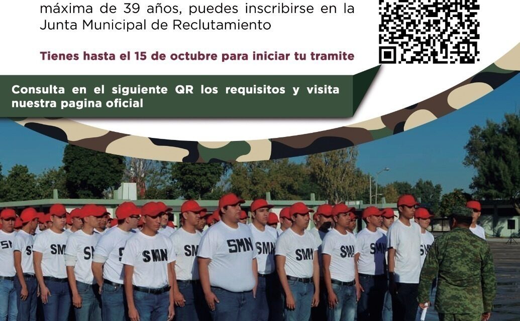 Van mil 344 jóvenes inscritos para cumplir con el Servicio Militar Nacional