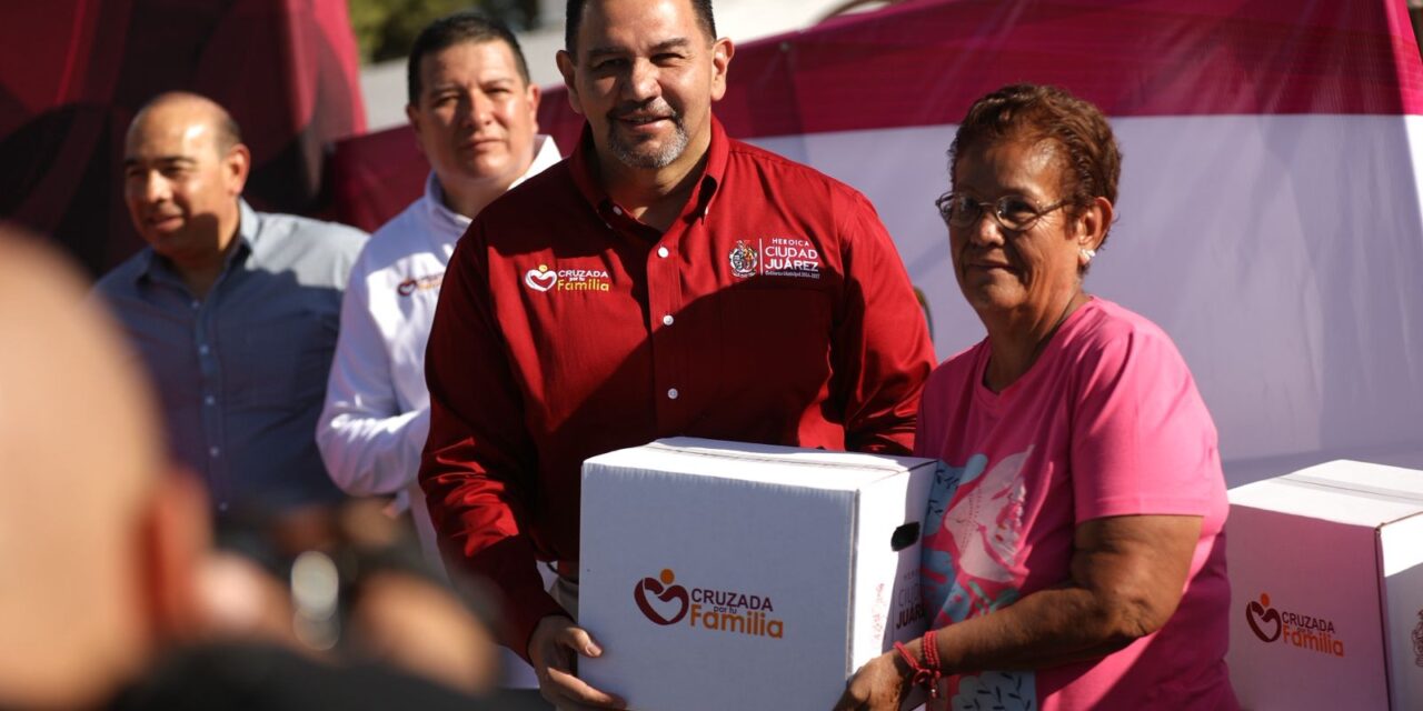 Arranca la entrega de despensas a familias en situación vulnerable