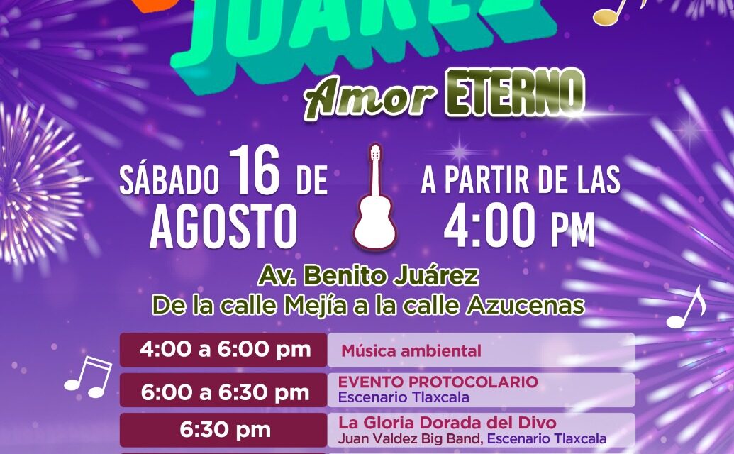 Presentan “Juárez en la Juárez: Amor Eterno”, un evento para reactivar y disfrutar la zona centro