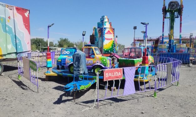 Protección Civil supervisa juegos mecánicos de la Feria de las Hortalizas en Samalayuca