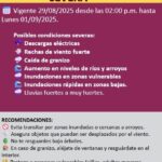 Protección Civil emite alerta preventiva por tormentas severas en la región