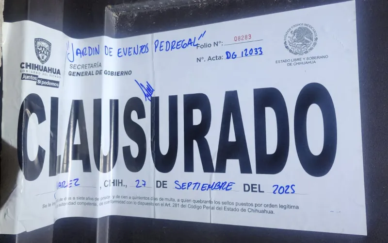 Realiza Gobernación Estatal 300 inspecciones y clausura 8 establecimientos durante la última semana