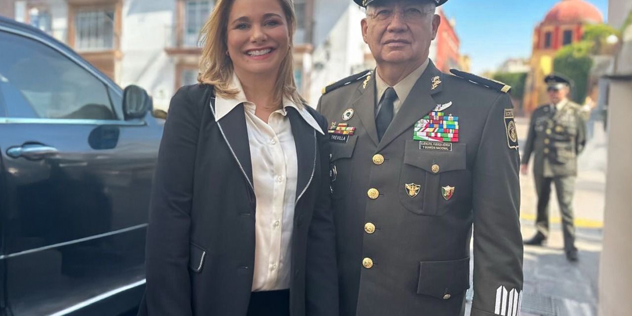 Maru Campos se reúne con secretario de la Defensa