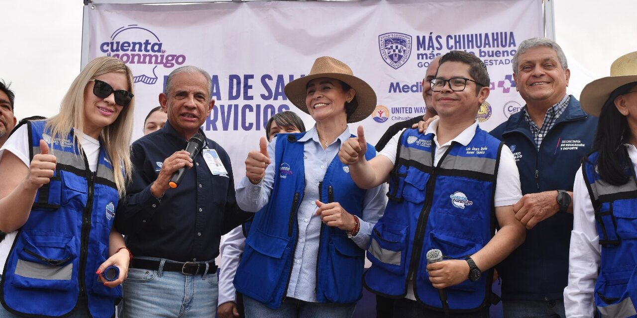 Más de 2 mil juarenses participaron en la Feria de Salud “Cuenta Conmigo” del Gobierno del Estado en la Tenda Di Cristo