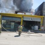 Controlan incendio en local de frituras en la Zona Centro