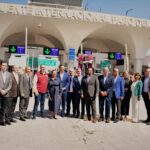 Visitan el alcalde y director del CECATI el Puente Internacional Paso del Norte