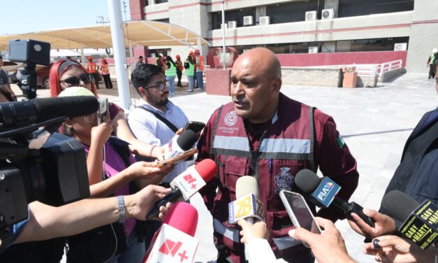 Ciudad Juárez participó en el Segundo Simulacro Nacional 2025