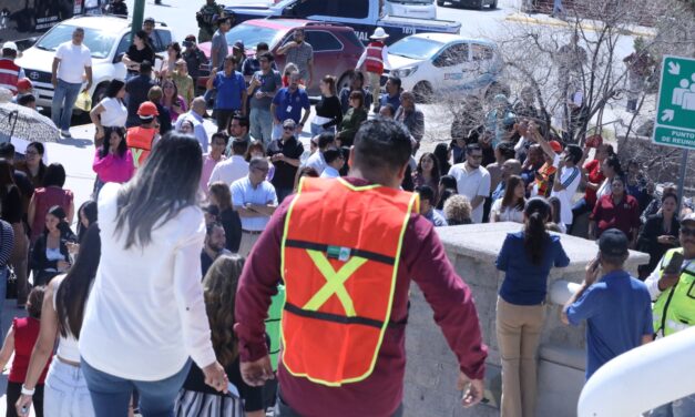 Ciudad Juárez participó en el Segundo Simulacro Nacional 2025