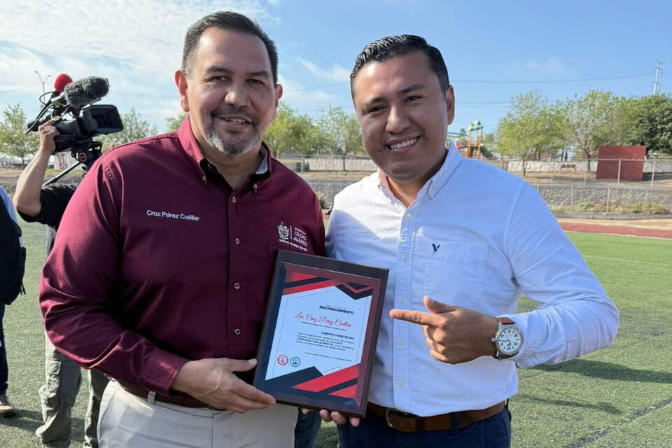 Asociación Constructores de Paz México reconoce labor del Presidente Municipal