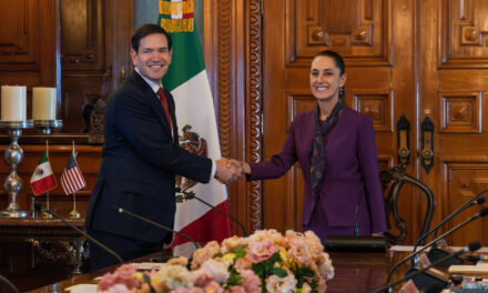 Cara a cara histórico: Marco Rubio y Sheinbaum se reúnen en Palacio Nacional para hablar de migración y cárteles