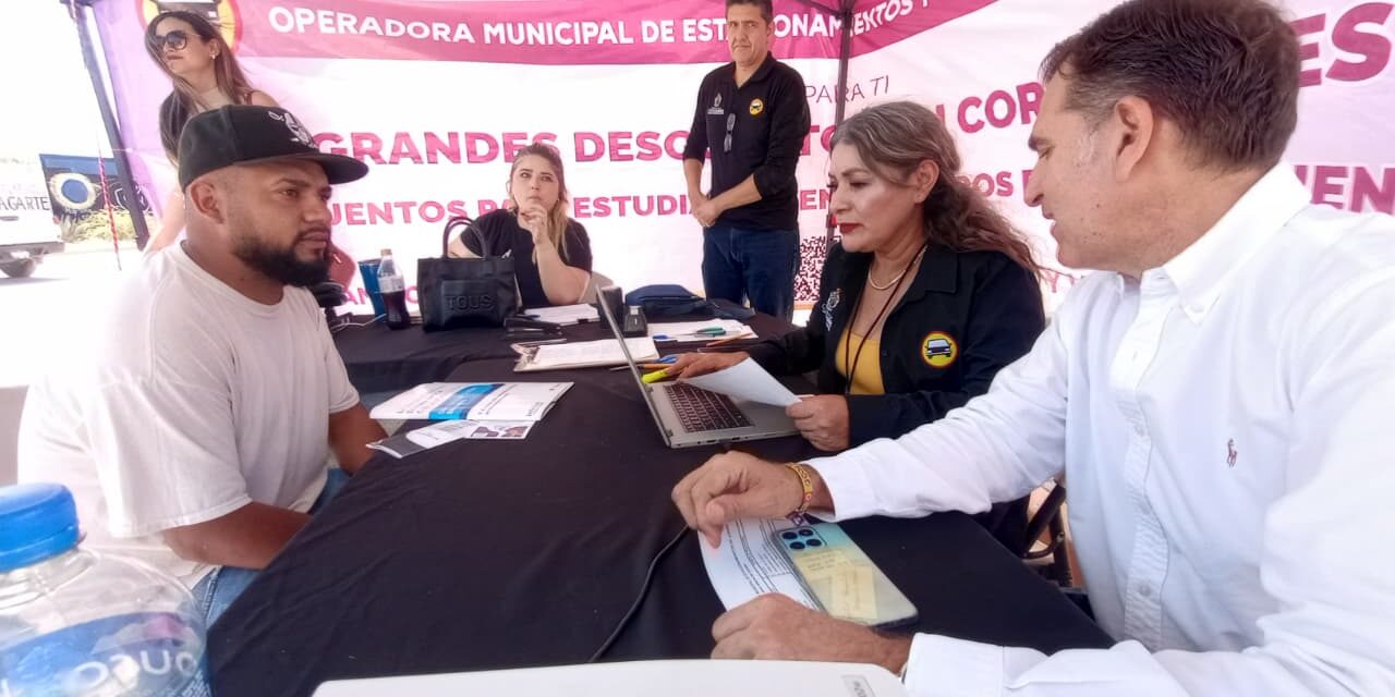 OMEJ instala módulo en la Cruzada por Juárez para apoyar a ciudadanos con vehículos en corralón